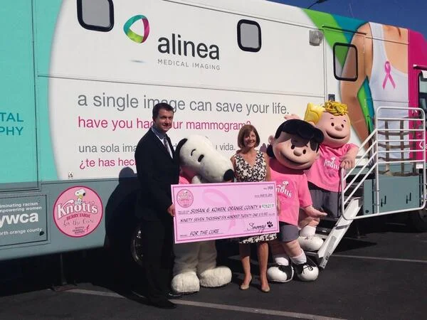 Alinea, Komen OC & YWCA-NOC Provide Free Mammograms at Knott's Berry Farm!