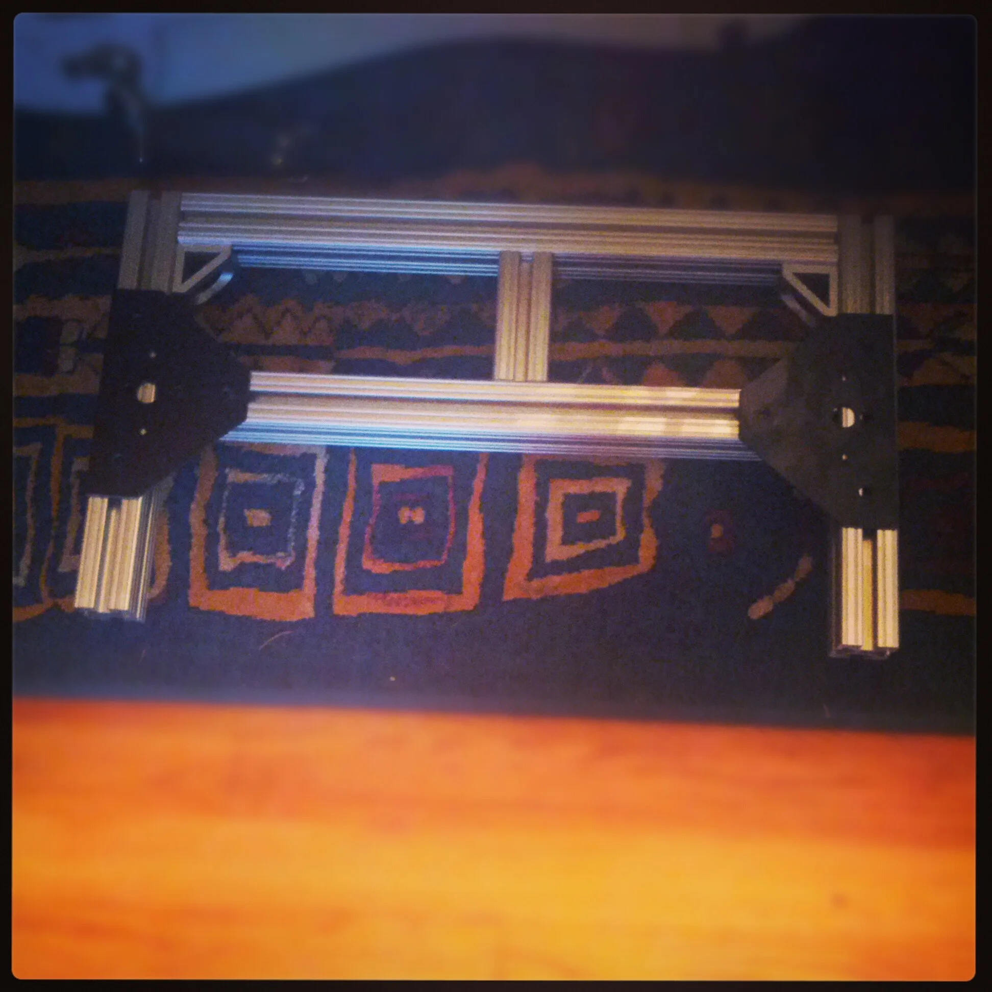 One side, unassembled