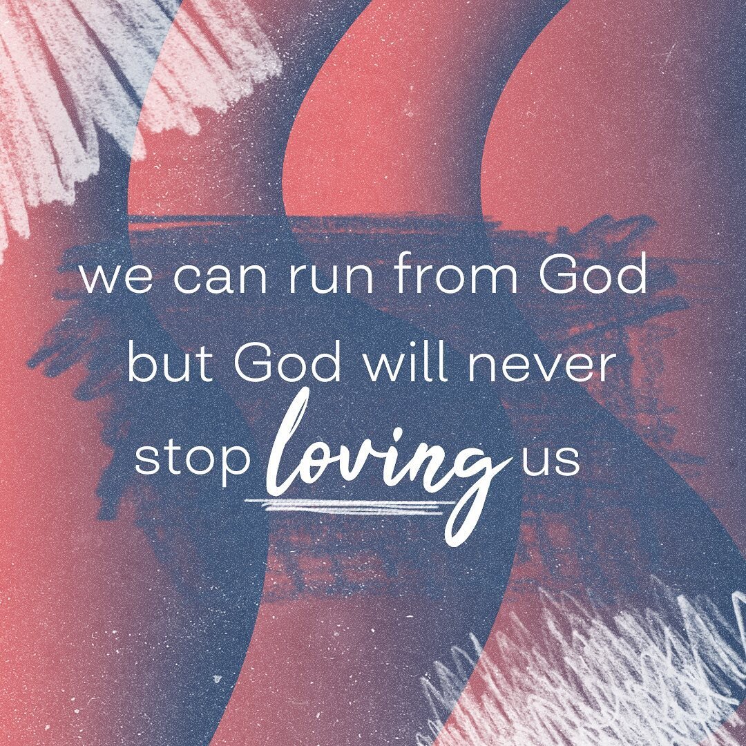 Even when we run from God, He never stops loving us! 🙌🏼