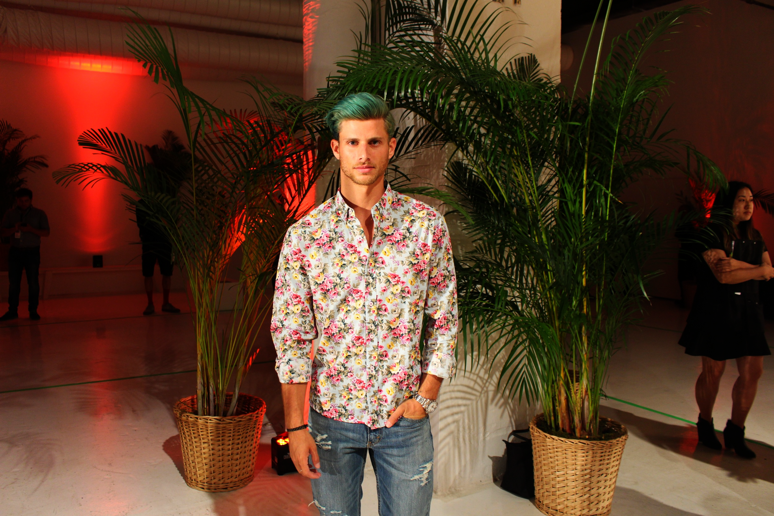 Nick Graham and florals.