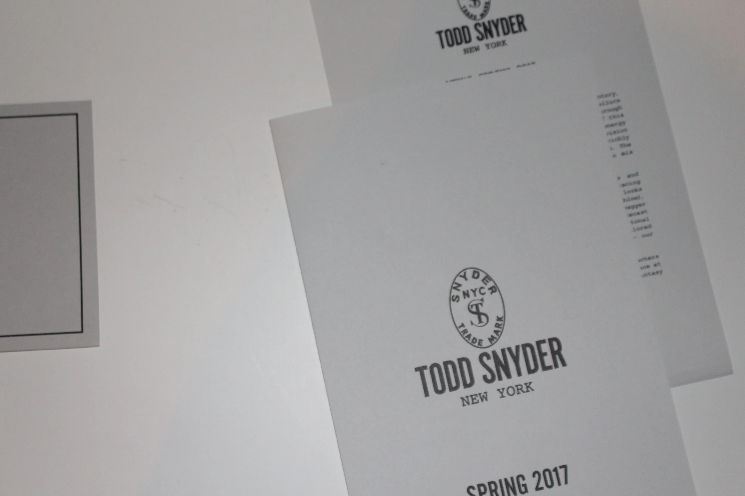 Todd Snyder SS '17