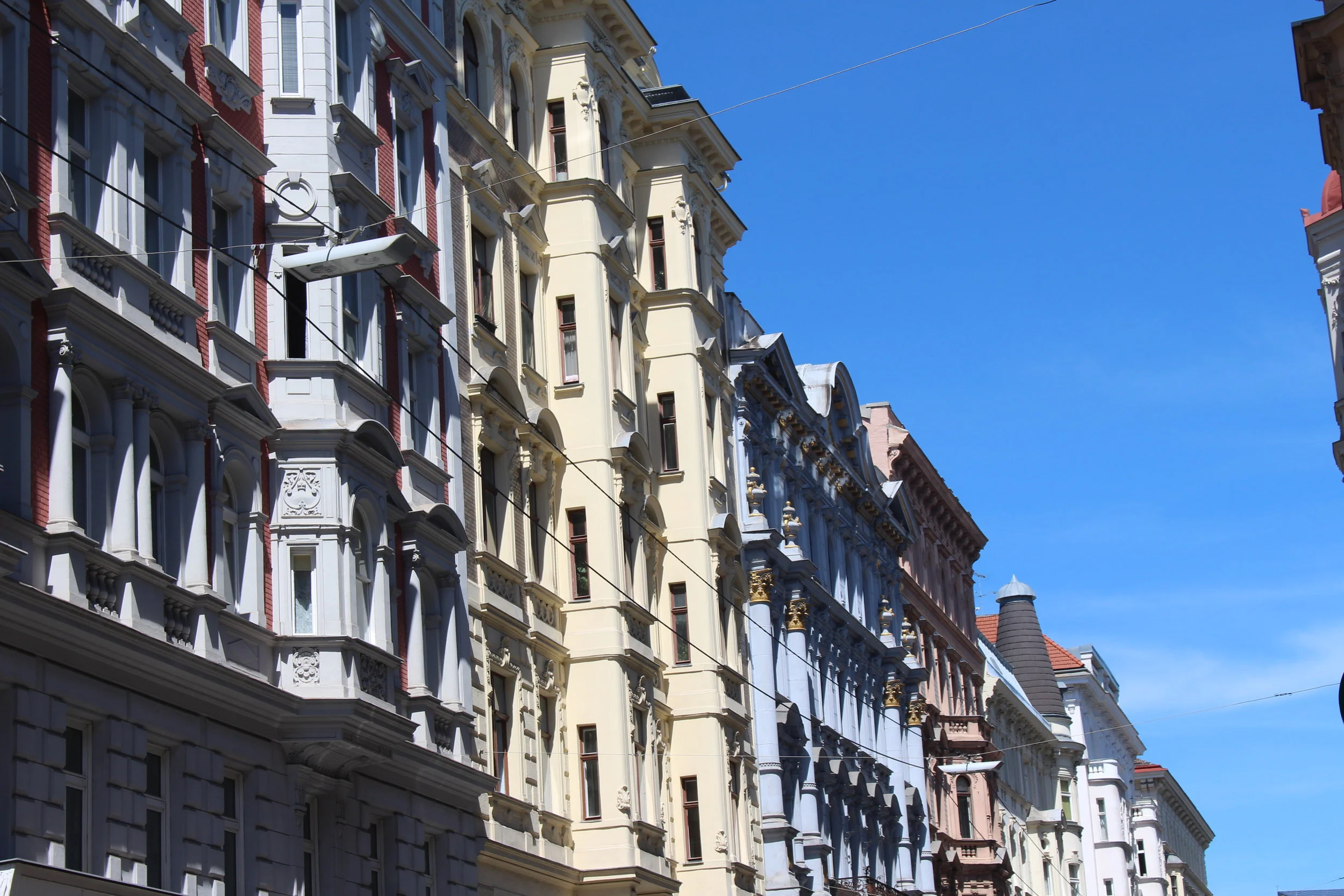 Classic Viennese architecture.