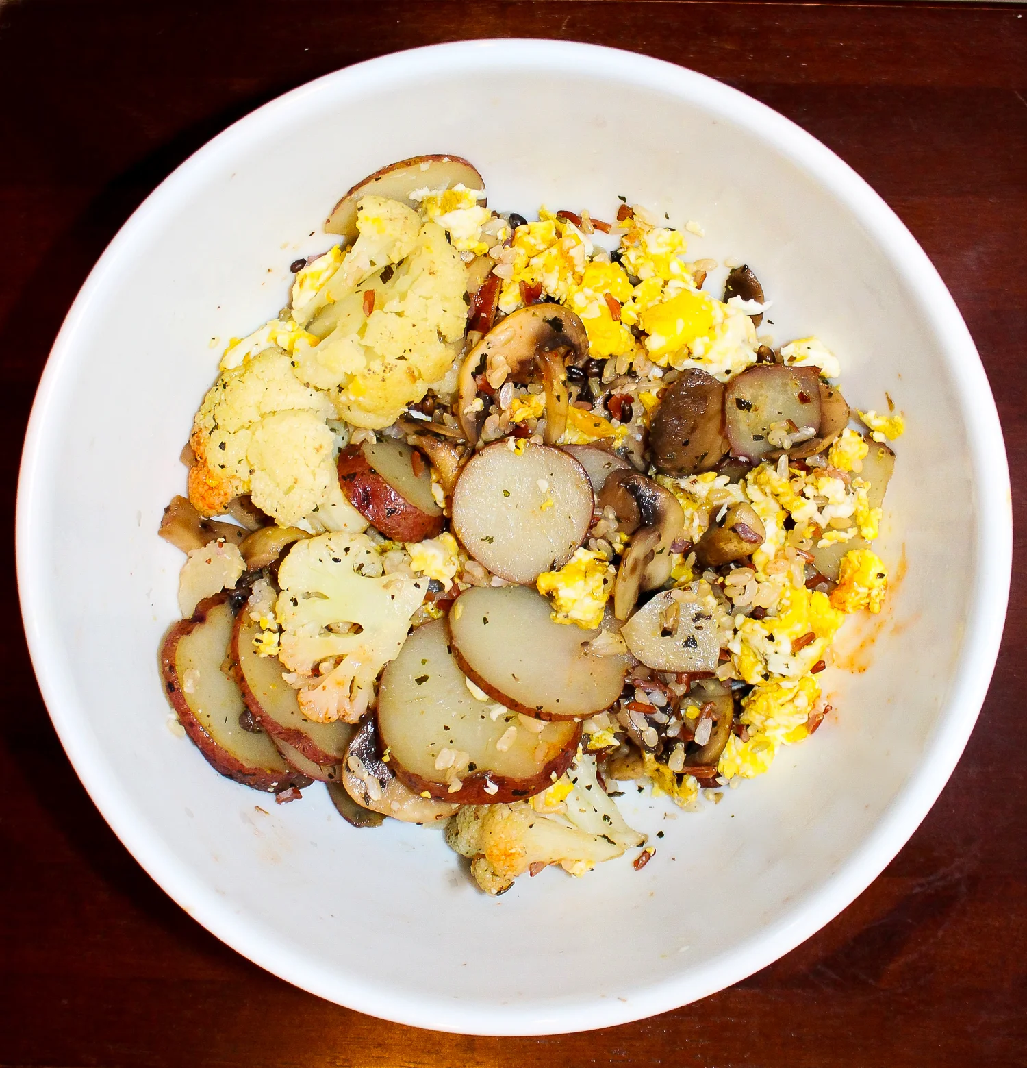 A Wild Rice Scrambler