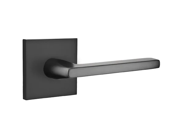 EMTEK | Helios Lever, Square Rosette | FLAT BLACK.jpg