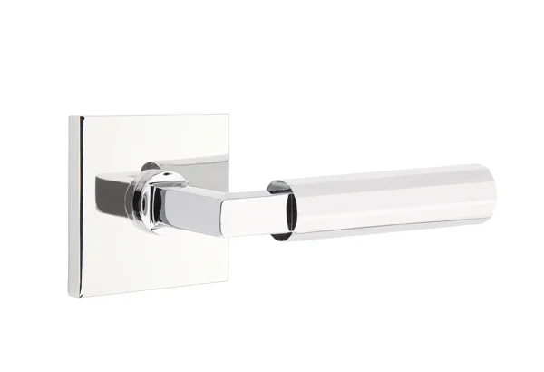 EMTEK SELECT, L-Square Faceted Lever, Square Rosette | POLISHED CHROME.jpg