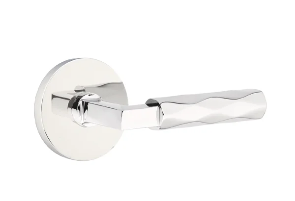EMTEK SELECT, L-Square Tribeca Lever, Disk Rosette | POLISHED CHROME.jpg