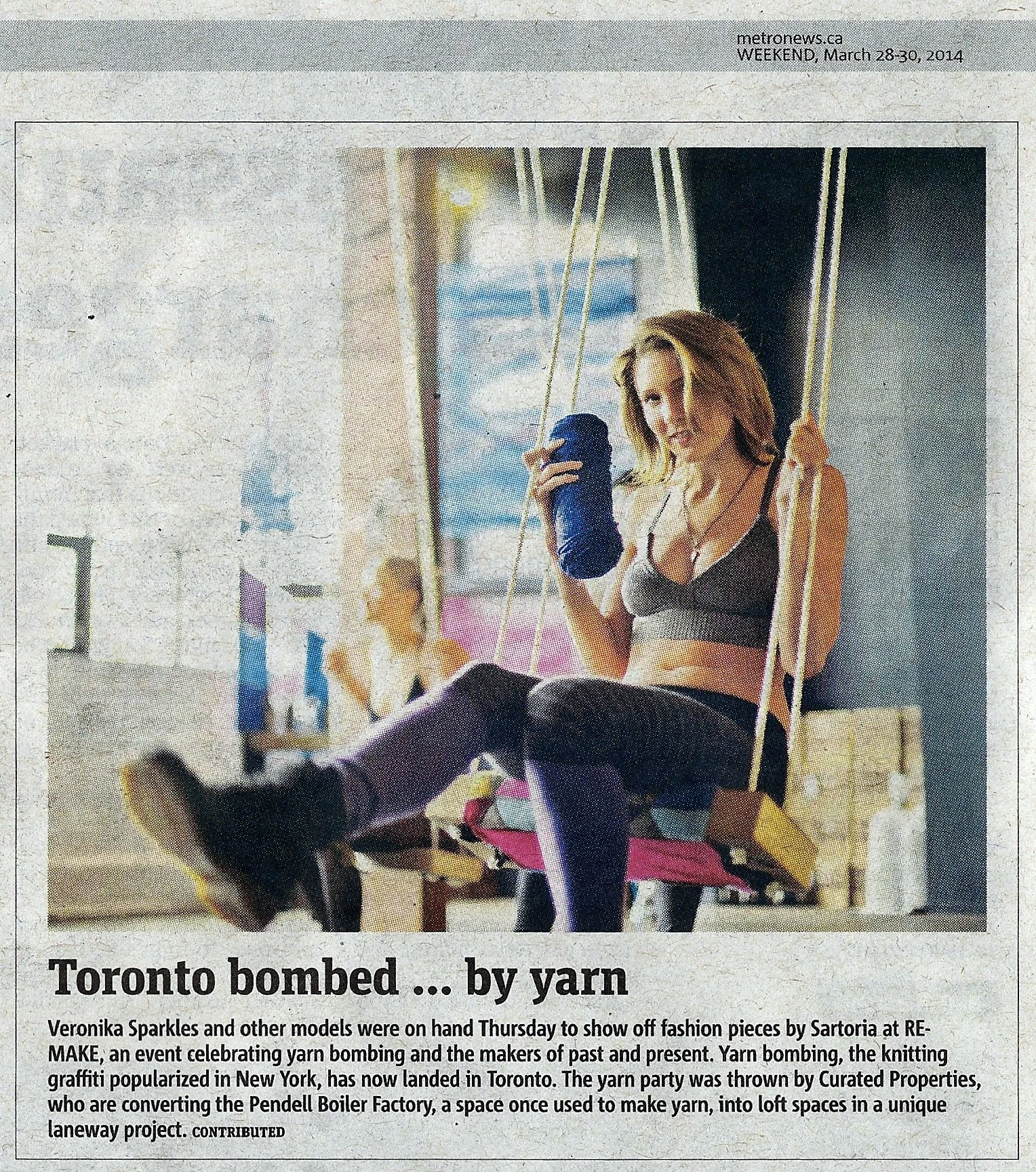 Toronto METRO (March 28-30, 2014)
