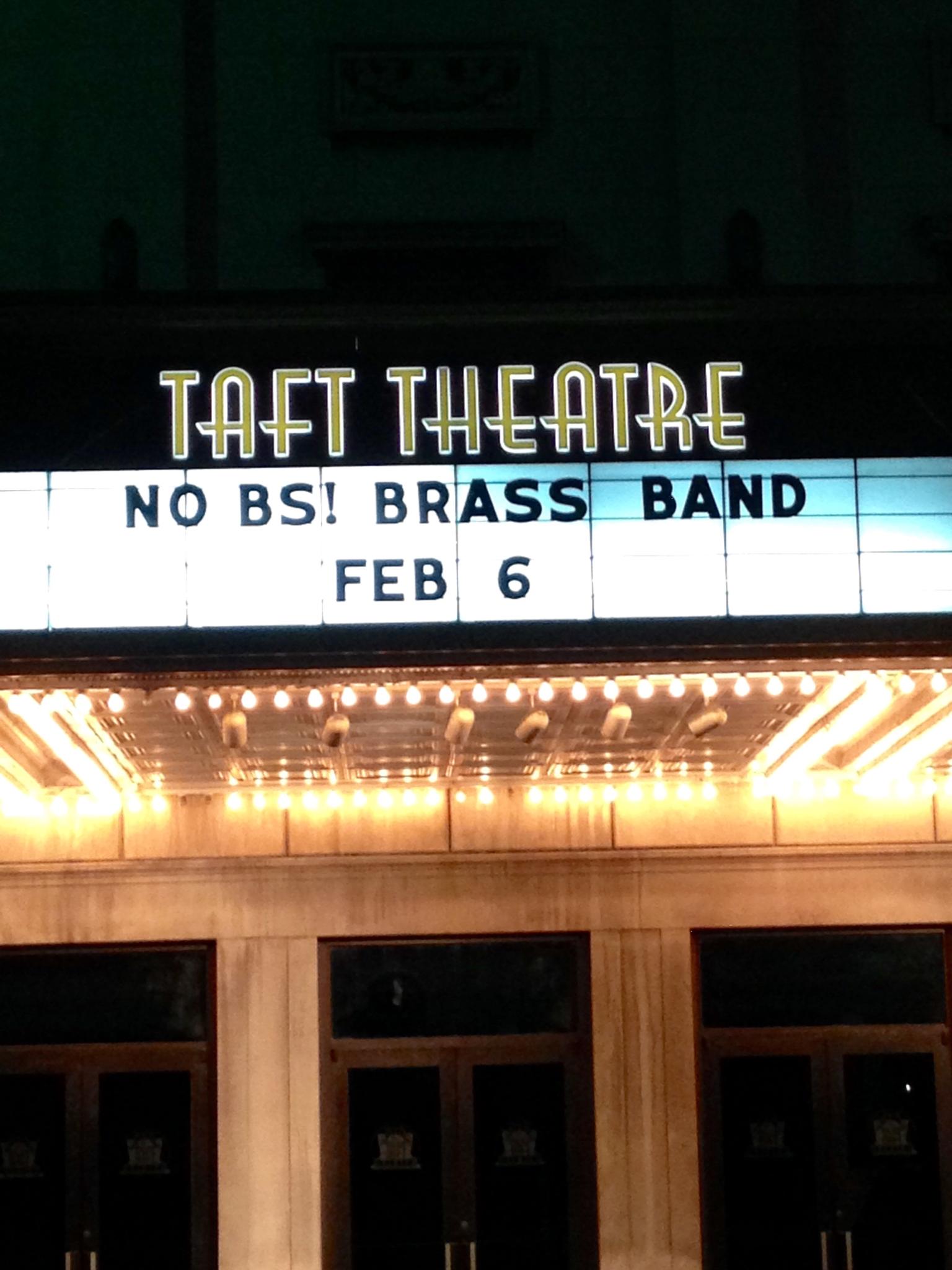 Bringin' the noise to the Taft!