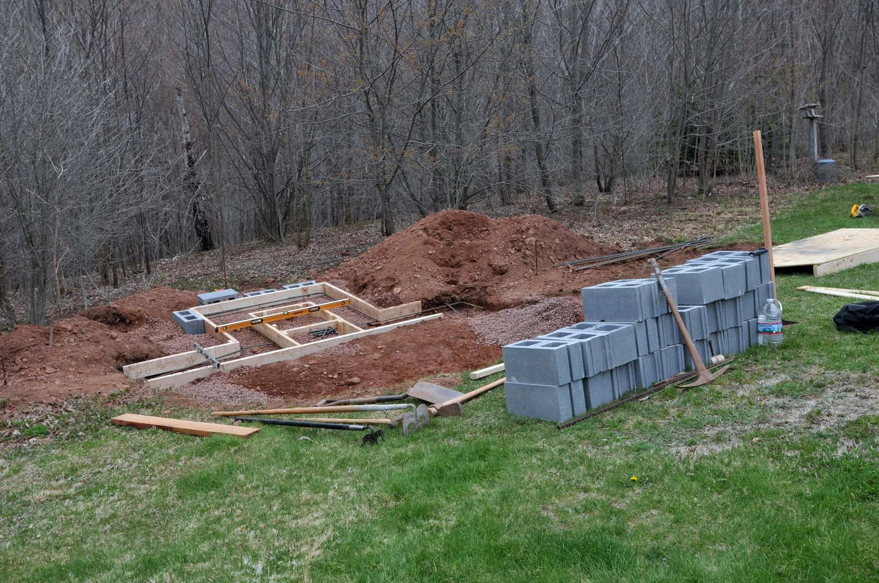 Site Preparation for Oven