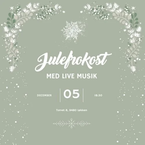 Julefrokost m/ live musik