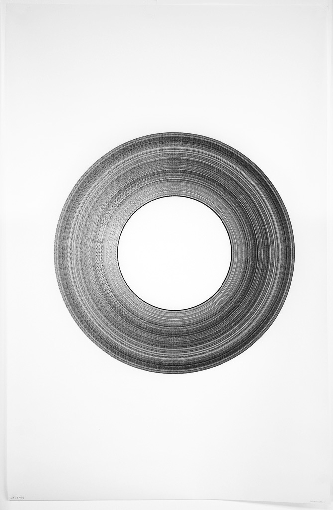 © 2012 Adrian Göllner, Come Together, ink on vellum, 34 x 22 inches