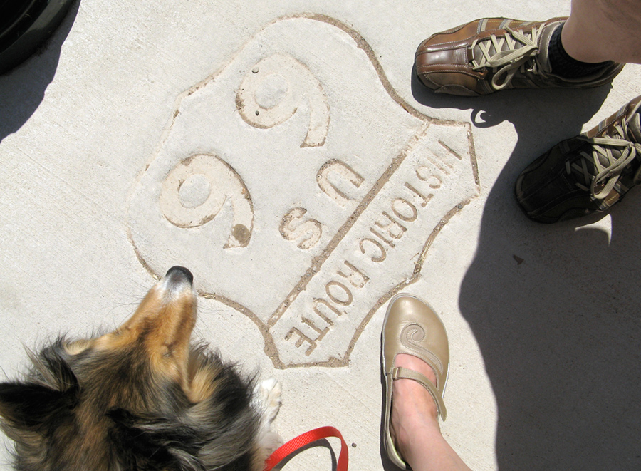 © 2010 Louise Levergneux, in Santa-Rosa, NewMexico on Historic Route 66.