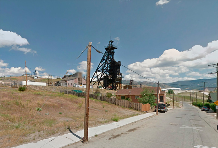 © 2013 Louise Levergneux, searching for manhole covers on Woolman Street in Butte, Montana