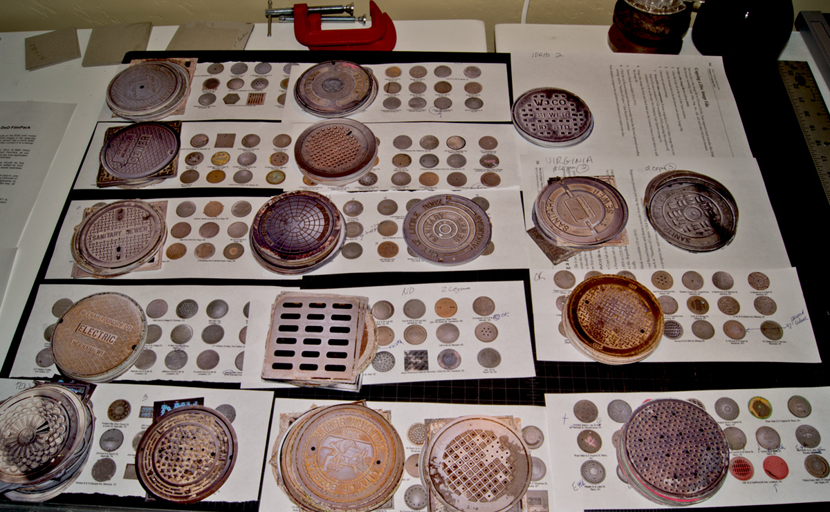 © 2016 Louise Levergneux, manhole covers finally collated