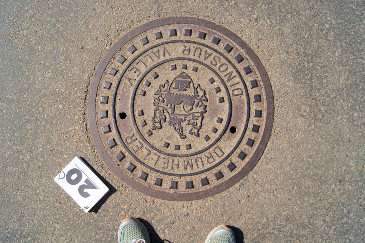 © 2016 Louise Levergneux, Alberta manhole cover
