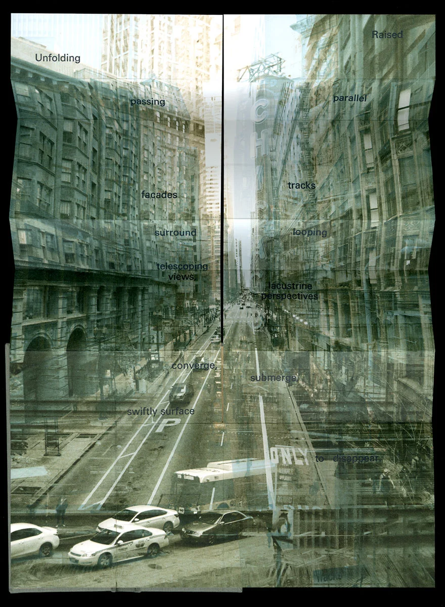 © 2014 Marlene MacCallum, Nine Elevated Views, view of book block fully extended, 40.8 cm x 29.3 cm