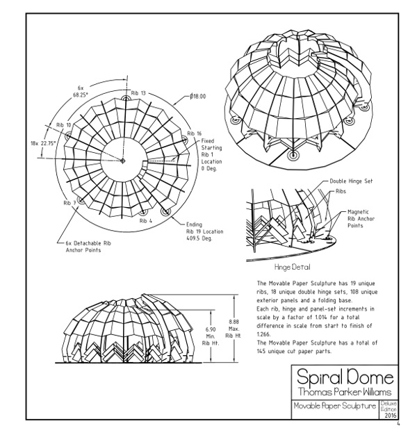 © 2016 Thomas Parker Williams, Spiral Dome