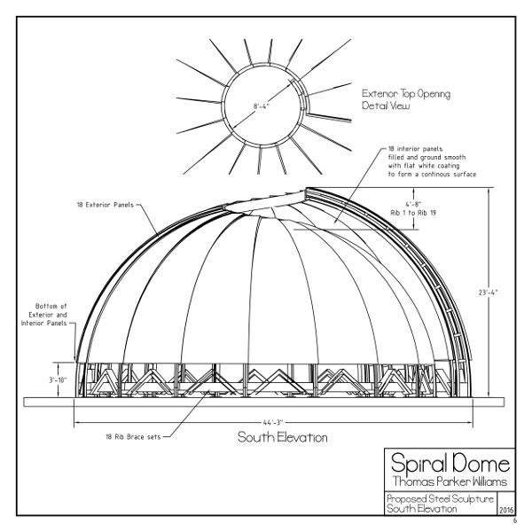 © 2016 Thomas Parker Williams, Spiral Dome