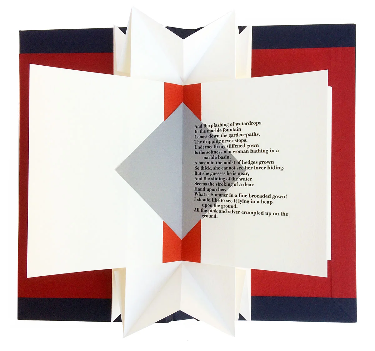© 2005 Maria G Pisano, Vita Defuncta, letterpress printed with type Bauer Bodoni at LaNana Creek Press by Charles D Jones and Terri L Goggans at Stephen F Austin State University in Nacogdoches, TX