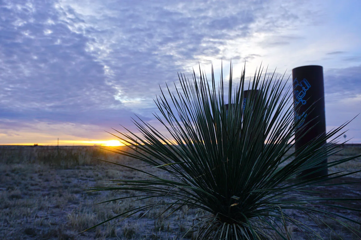 © 2017 Louise Levergneux, sunrise in Marfa, Texas