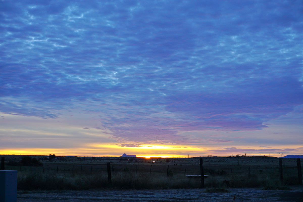 © 2017 Louise Levergneux, sunrise in Marfa, Texas
