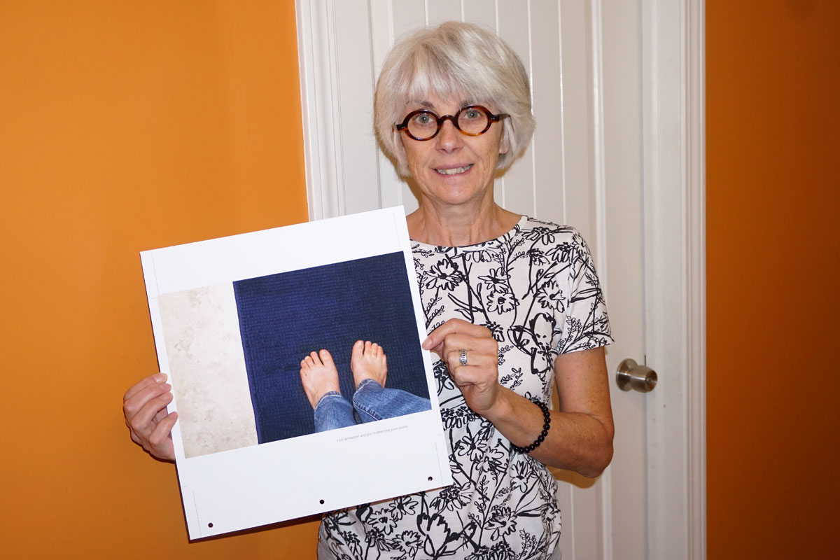 © 2018 Michael Sutton, Louise with first print in 12 months