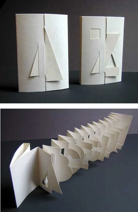 © 1986 Scott McCarney, two volume die-cut in an edition of 300; 4 x 6 in