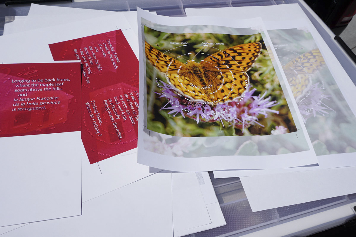 © 2018 Louise Levergneux, printed pages of Finding Home