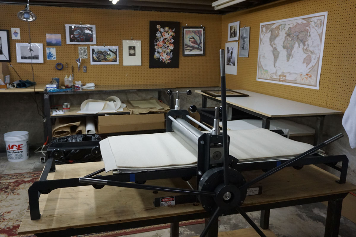 © 2018 Louise Levergneux, Desarae's studio in Salt Lake City, Utah