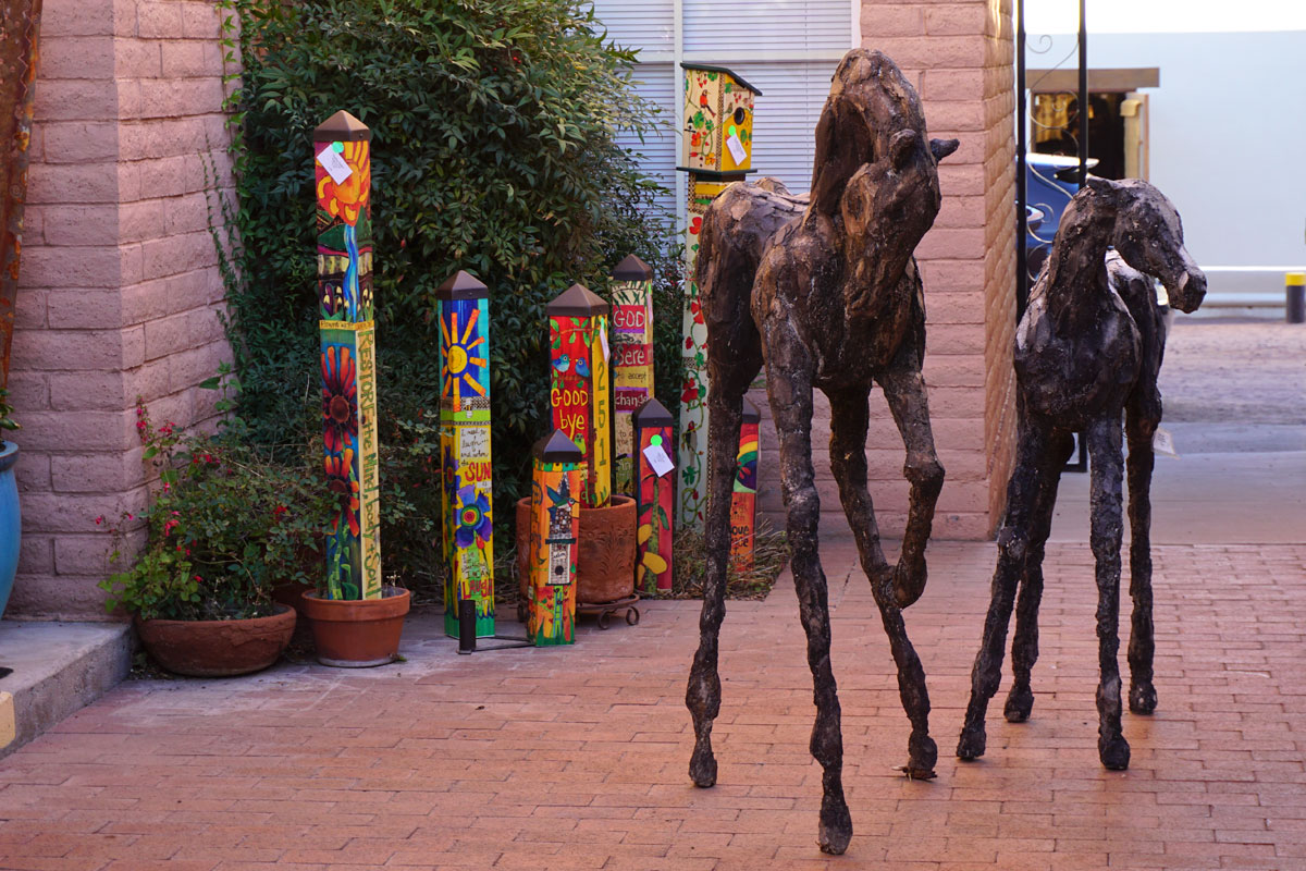 © 2018 Louise Levergneux. Tubac art festival. / Le festival d’art de Tubac.