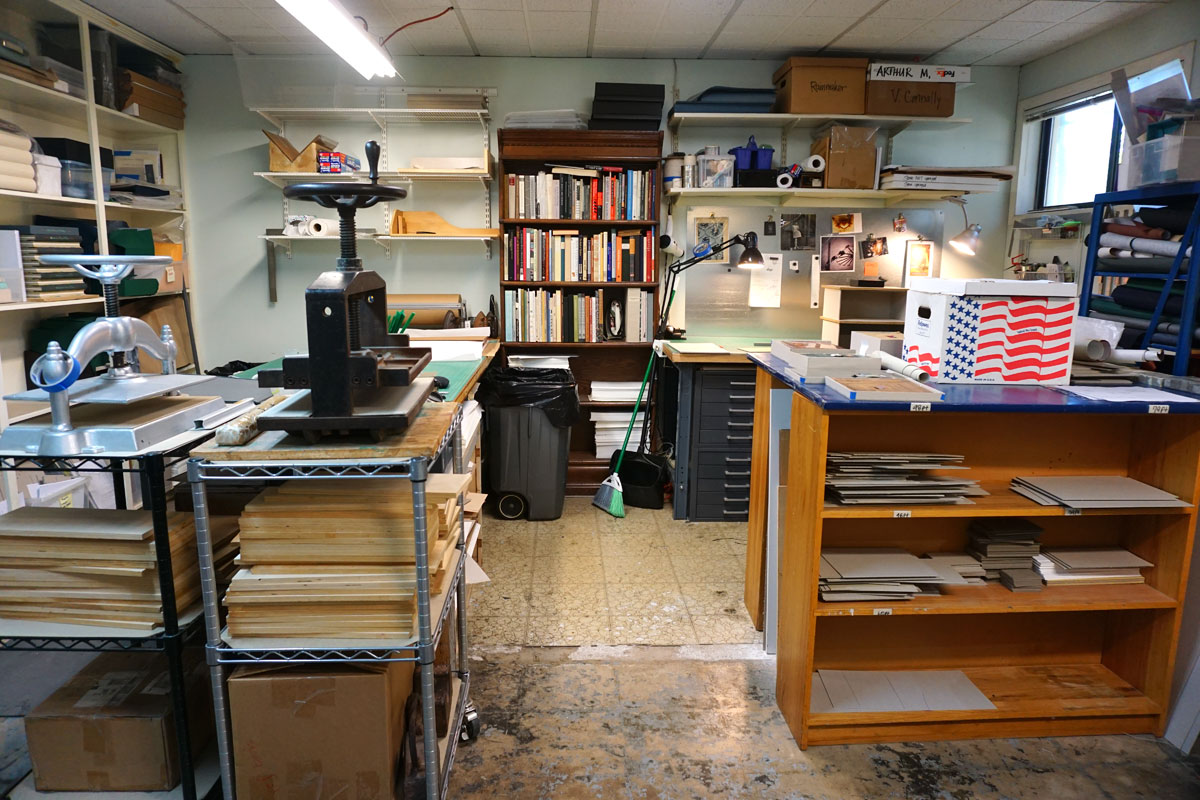 © 2018 Louise Levergneux. One of the rooms of Cloverleaf Studio.