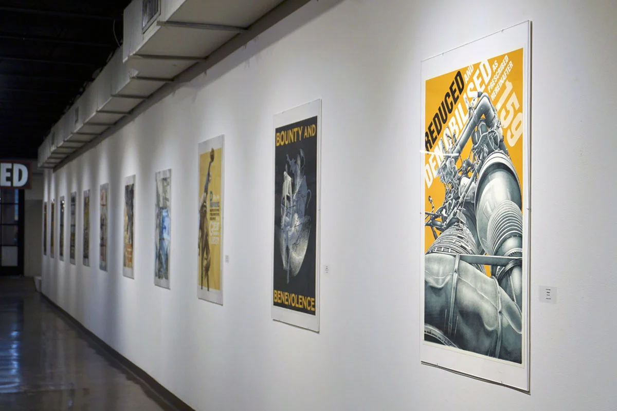 © 2018 Louise Levergneux. Ericka Walker, exhibition of lithographs and screen prints.
