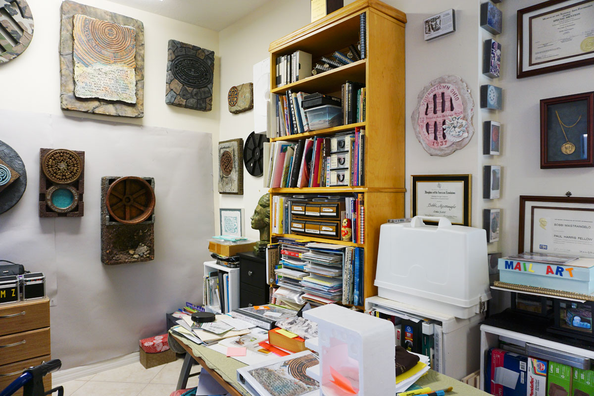 © 2018 Louise Levergneux. Bobbi Mastrangelo’s studio.