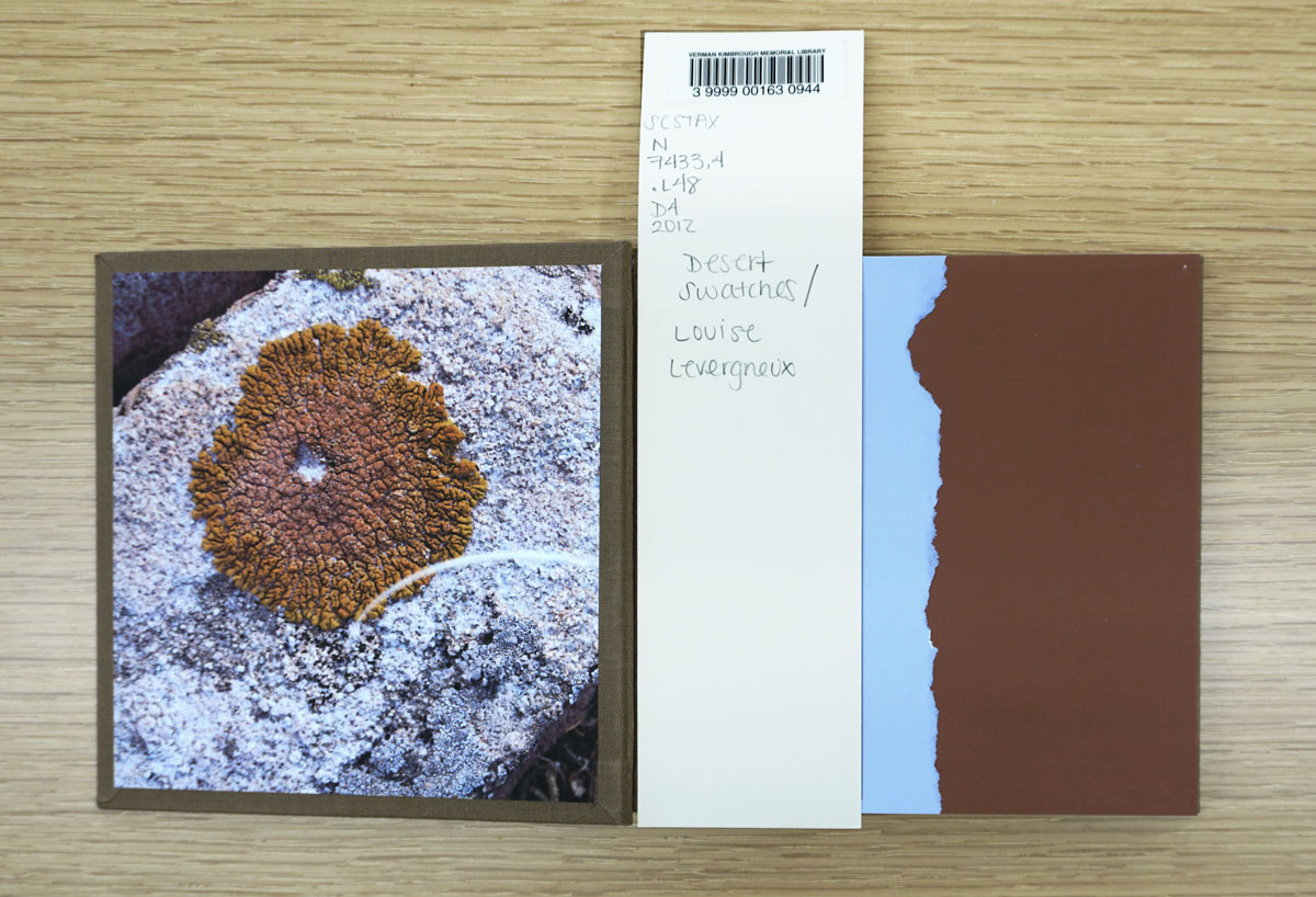 © 2019 Louise Levergneux. Desert Swatches with its catalogue information.