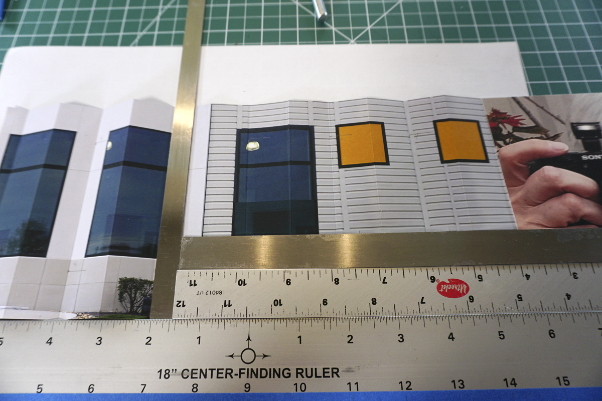 © 2019 Louise Levergneux. Measuring for the accordion side for Surveillance.