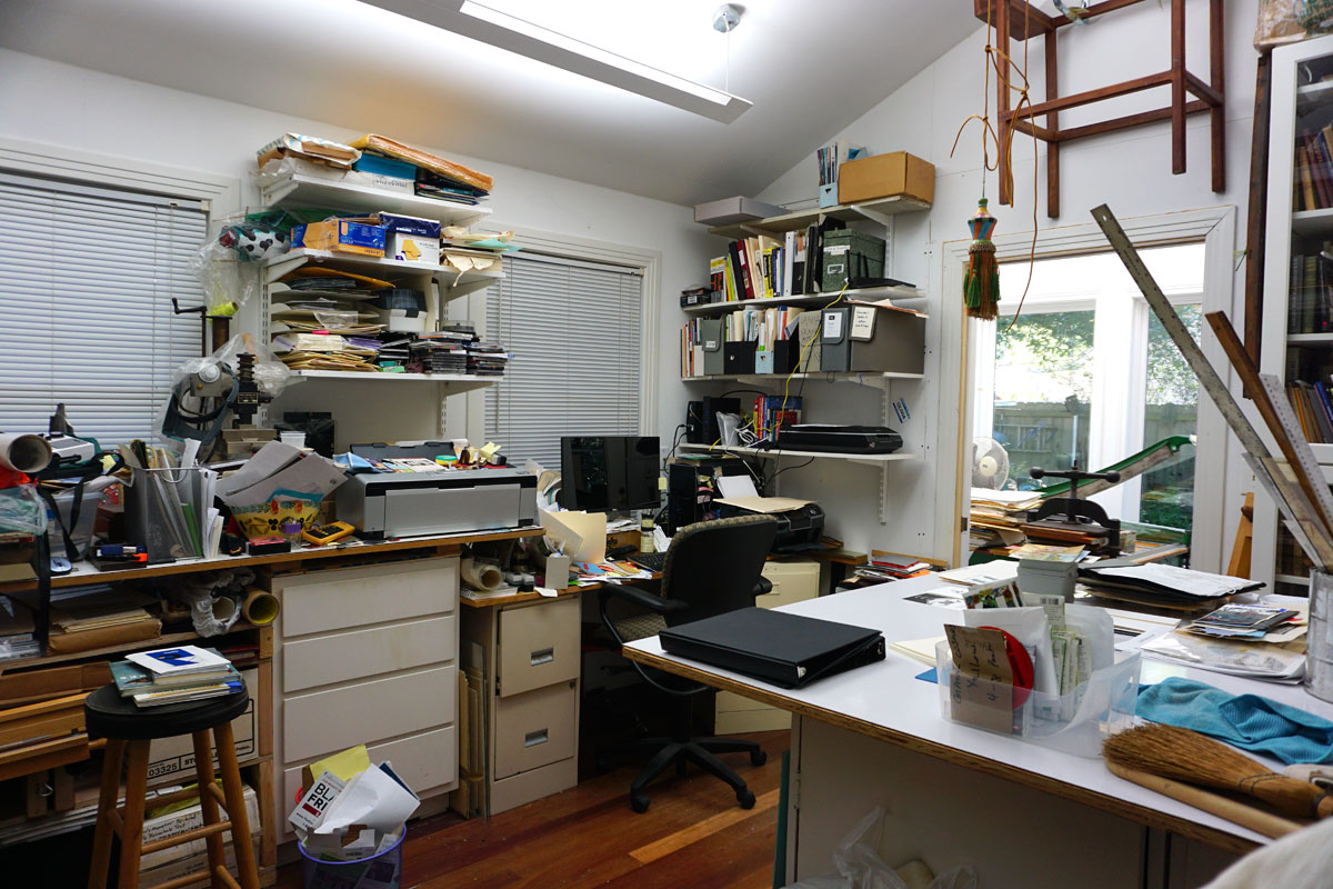 © 2019 Louise Levergneux. The studio of Olivia Primanis.