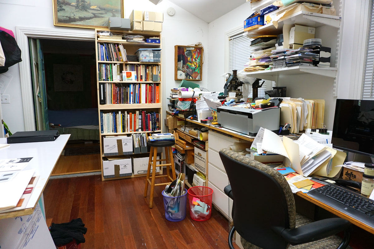 © 2019 Louise Levergneux. Another view of Olivia’s studio space.