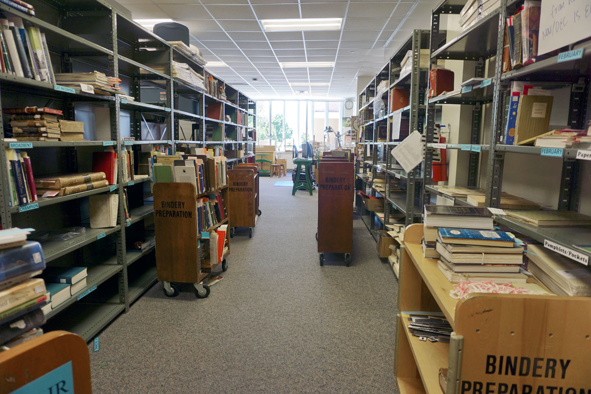 © 2019 Louise Levergneux. The Harold B. Lee Library’s Book Repair Unit.