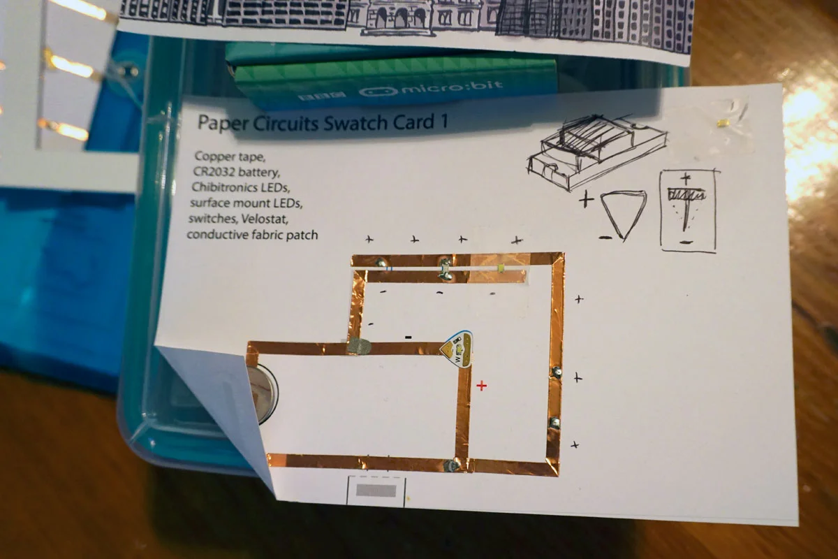 © 2019 Louise Levergneux. Natalie Freed’s sample of the possibilities of electronics in artists’ books.