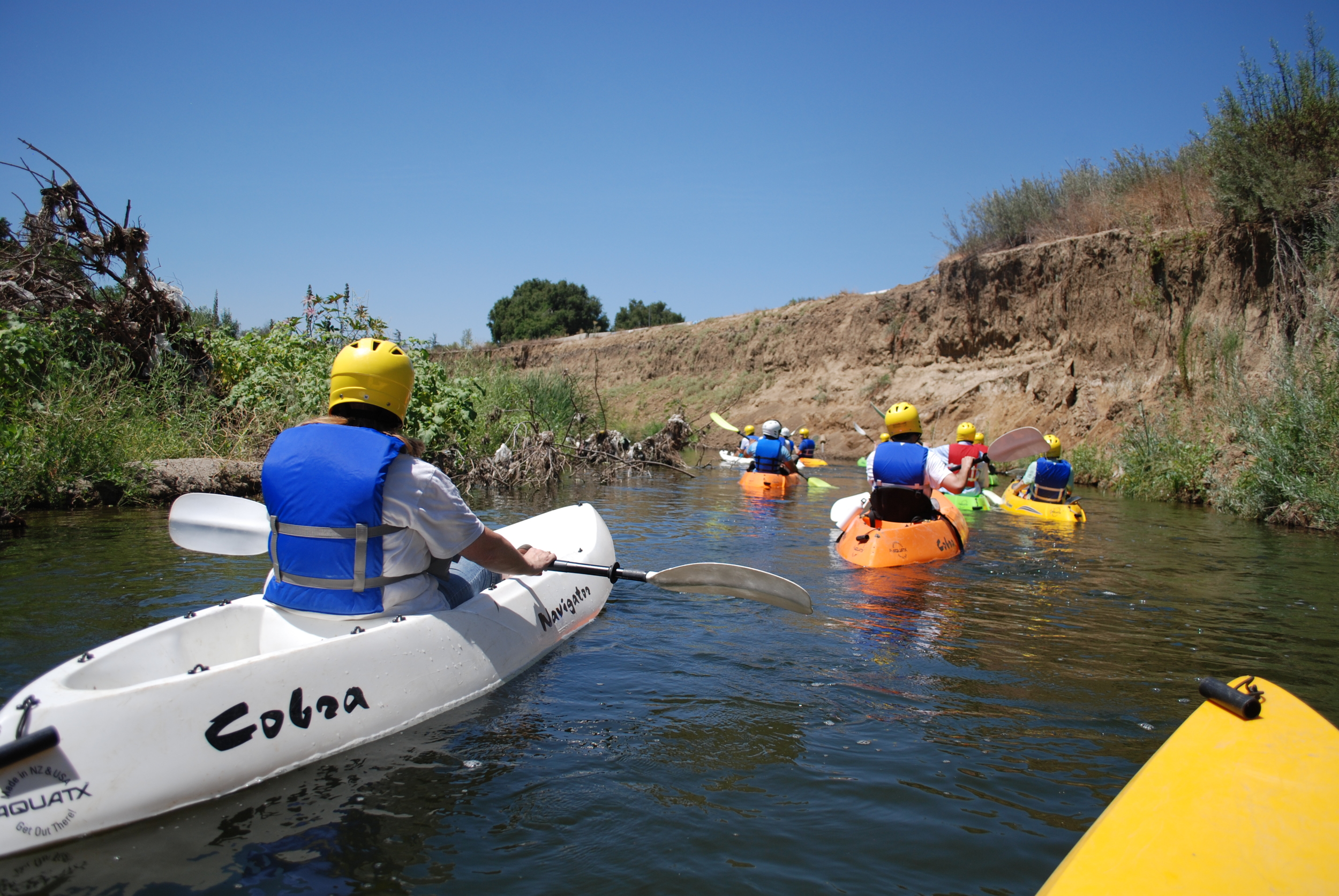 Kayaking at Glendale Narrows. Photo by William Preston Bowling