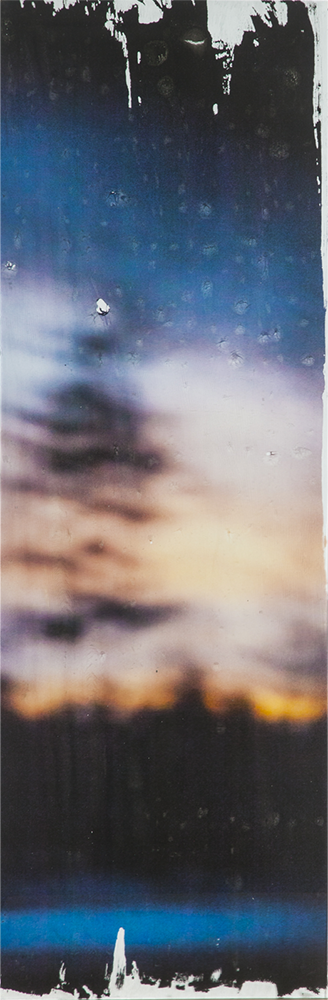 Light Fades in Gold and Cyan