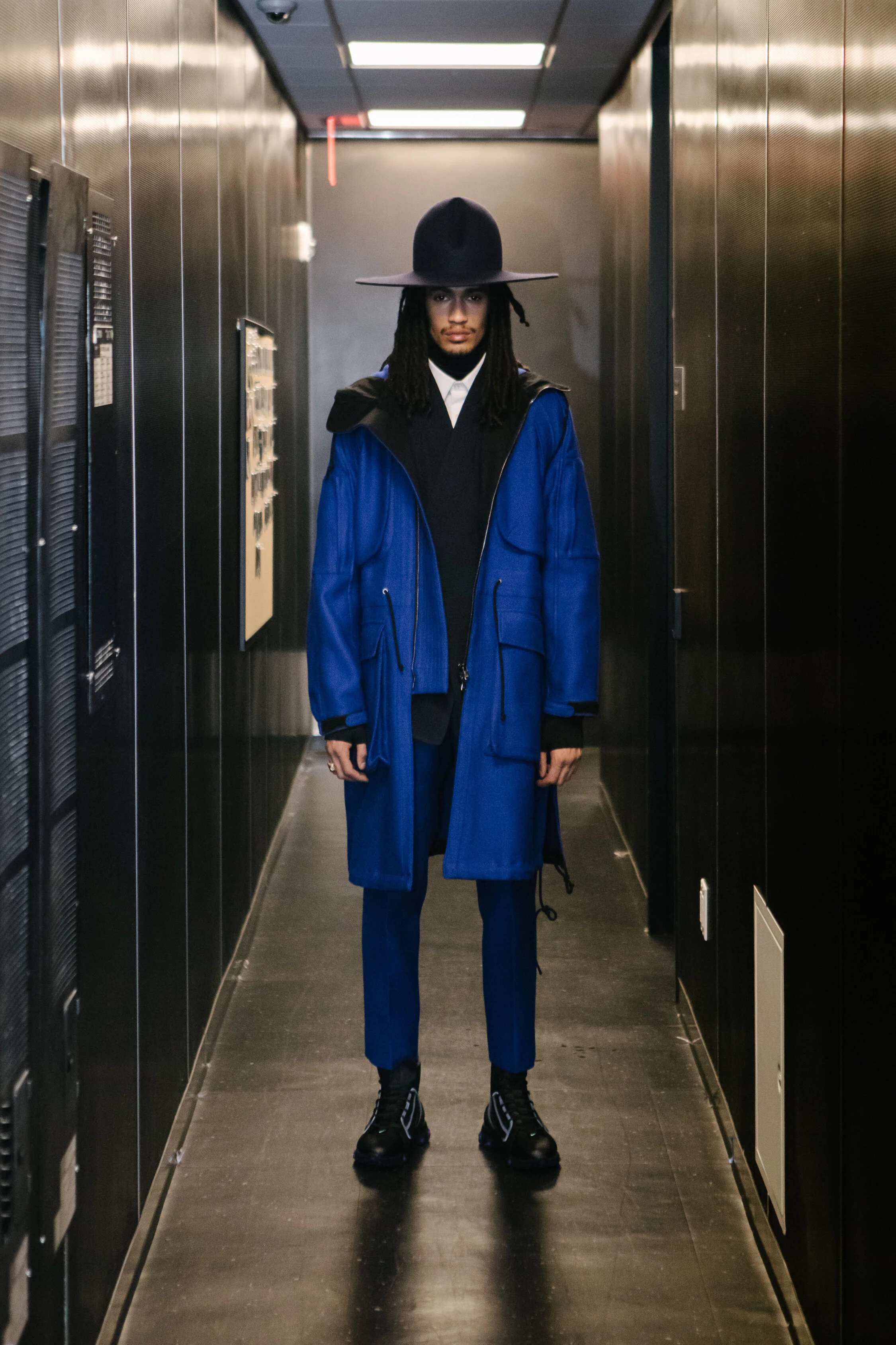 ARC Phantom Parka / Cobalt Twill, 2020 ARC Kimono Shirt, ARC Trouser Available To Order Upon Request →
