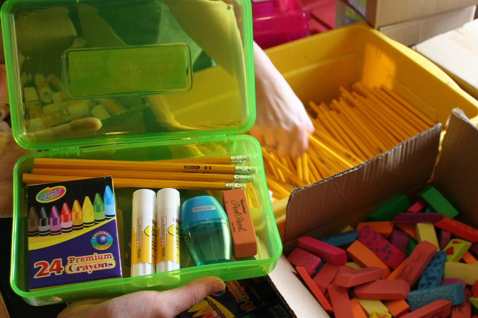 Getting ready for the Rainbow Pack Events - 2013