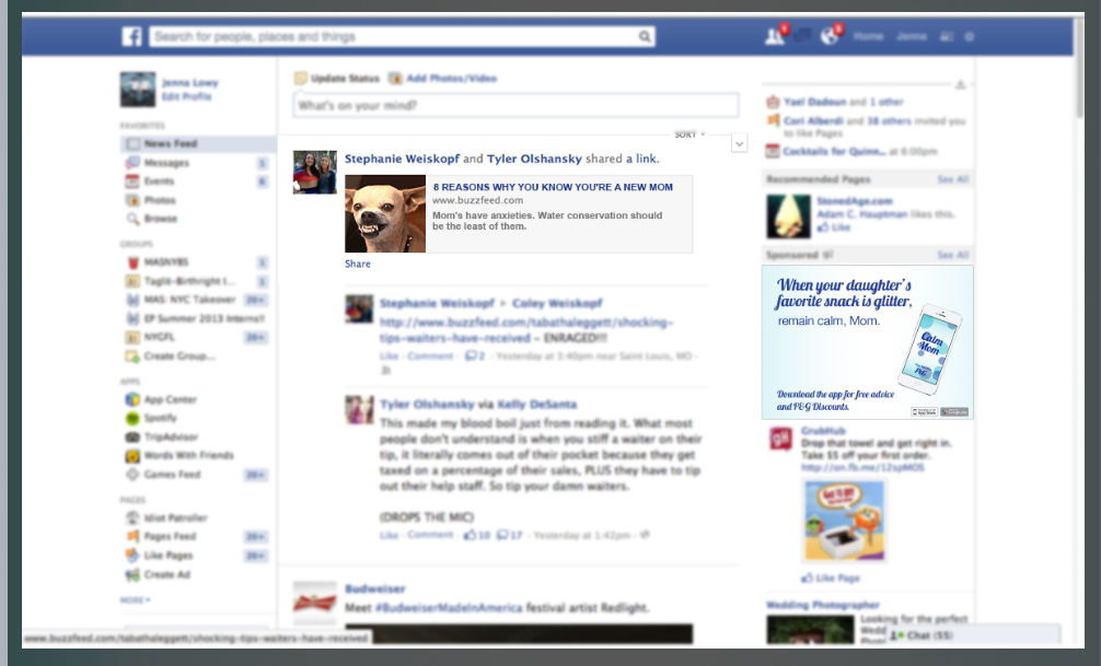 Sponsored Buzzfeed post and banner ad.&nbsp;