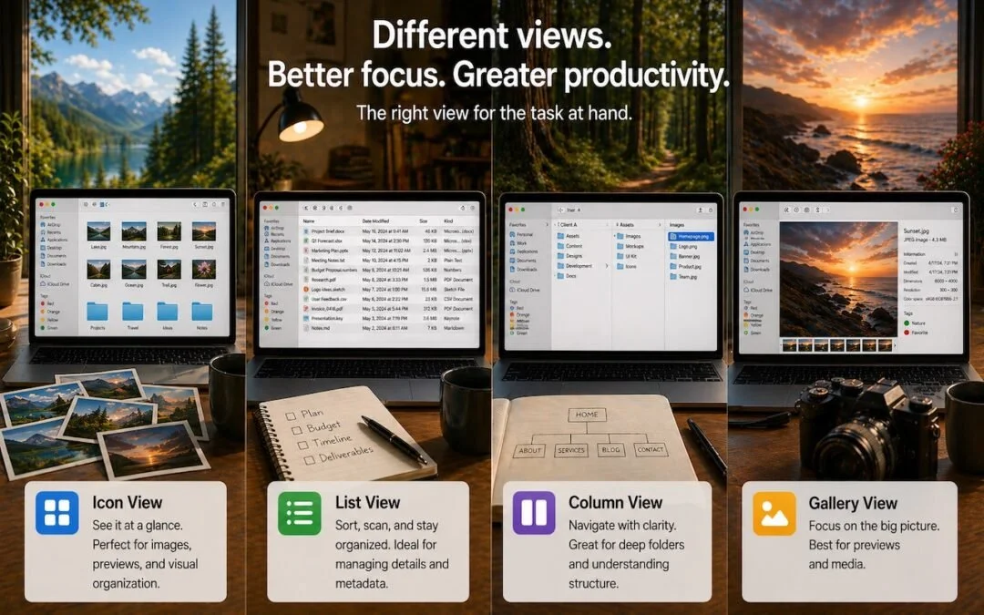 Get to Your Files Faster by Choosing the Best Finder View