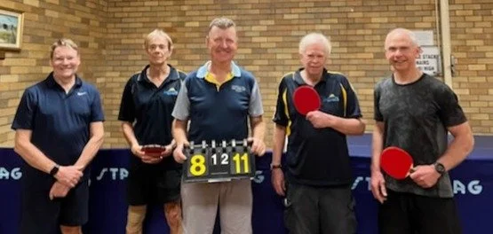 2025-26 Handicap Doubles A Grade finalists