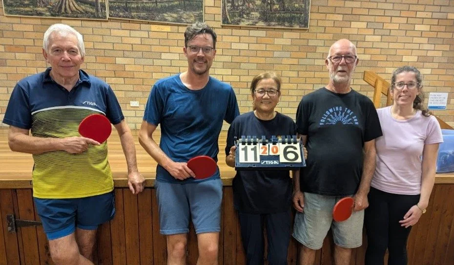 2025-26 Handicap Doubles B Grade finalists