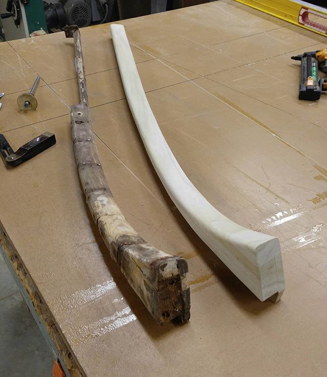 Top part of the door for the 1939 Cadillac LaSalle.