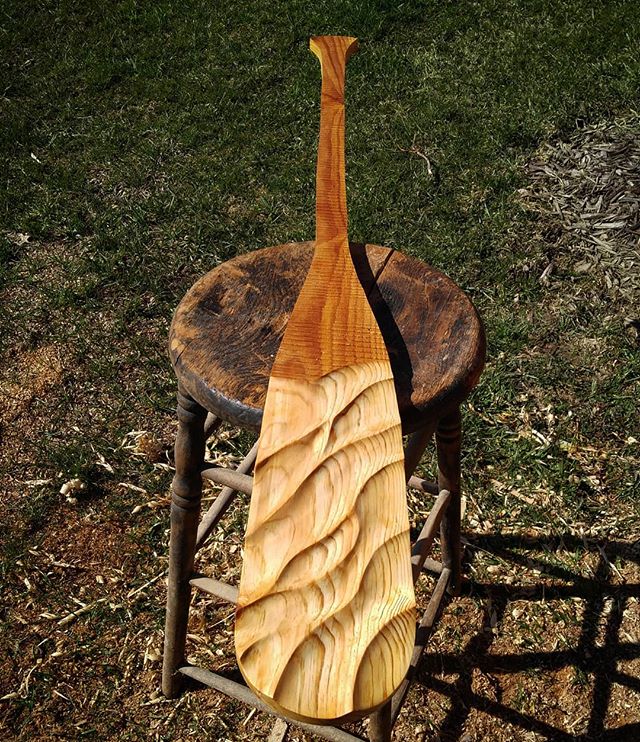 Carved water paddle !