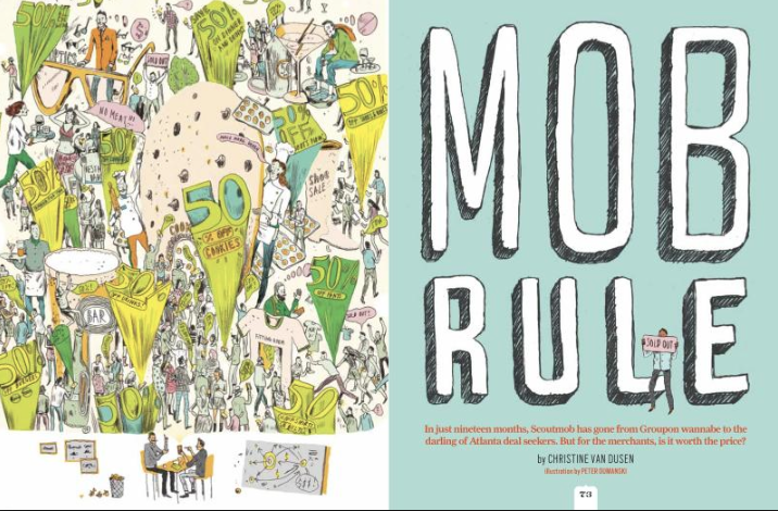 Atlanta Magazine Feature Story on the wild and crazy start-up rise of Scoutmob